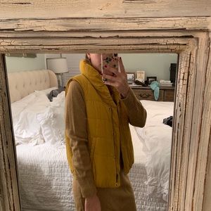 Mustard Anthropologie vest